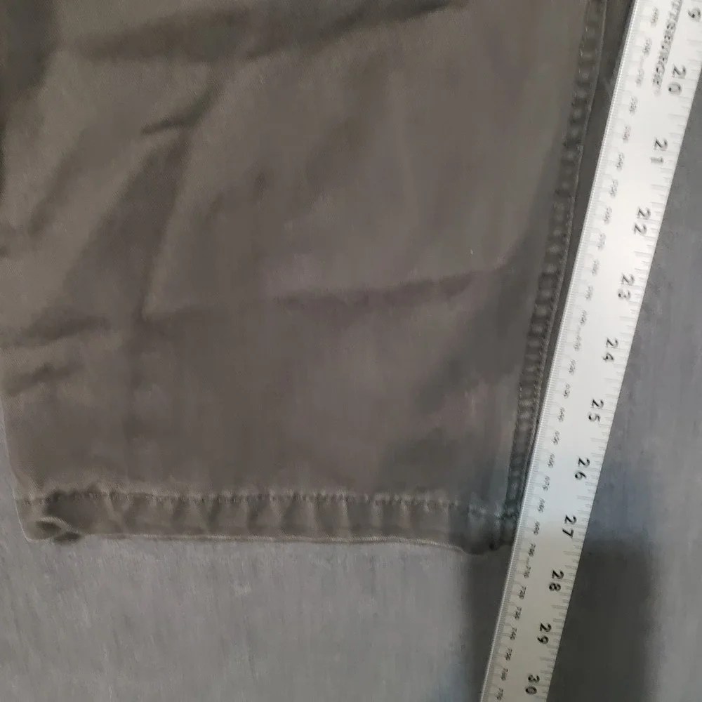 Eddie Bauer Pants Mens Size‎ 36x30 Gray Canvas Utility Work Pockets